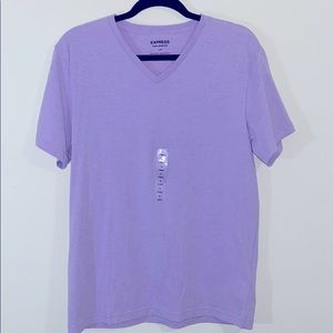 Express Men’s Purple V-Neck